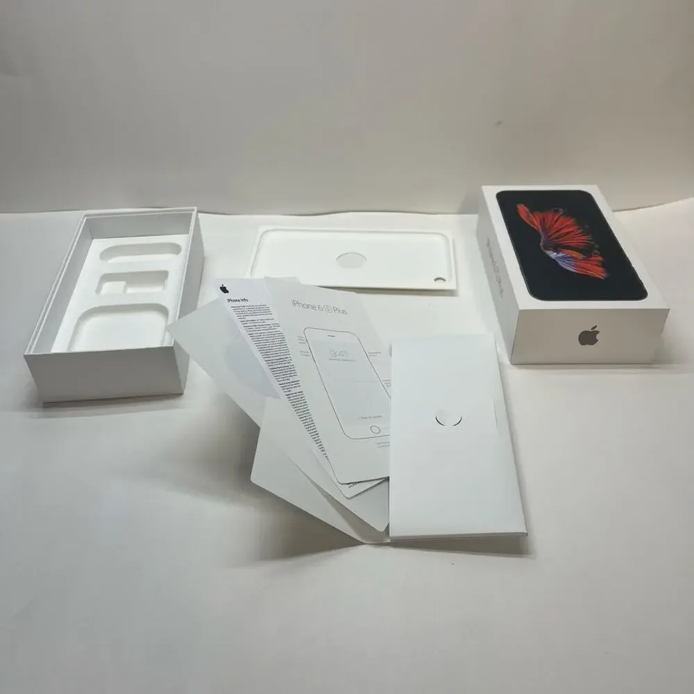 Apple iPhone 6s Plus Original Retail Box with Manuals and Internal Tray White